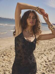 Aralina 女士纯色连衣裙，夏季时尚