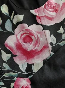 SHEIN MOD Vestido sirena blanco con estampado floral romántico para mujer, atuendo de campo, ropa de playa de vacaciones, vestido bohemio para mujer, ropa de mujer para vacaciones tropicales, Mardi Gras, vestido de primavera, vestidos de verano, atuendos para citas de mujer, vestido de graduación, vestidos románticos