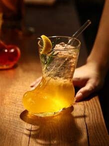 Joivida Vasos de cristal con forma de bota de cerveza divertidos, vasos transparentes creativos para bebidas de jugo, vasos de cristal para bebidas frías con forma de zapato, suministros para fiestas, suministros de muebles