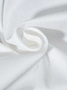 SHEIN 1pc Tween Boy Sleeveless Crew Neck Top, Vacation Theme Palm Tree & Wave Pattern, Casual Summer Top - White - View 4