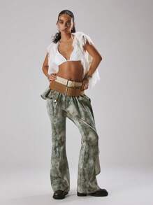 MUSERA Crochet Frill Trim Waistcoat Top Spring, Summer, Holiday, Vacation, Ibiza, Festival, Rave, Cool Girl, Shipwrecked