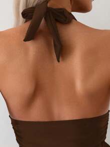 Swim Lushoire 夏日假期海滩纯色比基尼套装