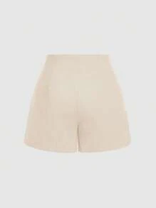 SHEIN MOD Women's Casual Retro Criss-Cross Tie Culottes, Country Women, Western Wear Women, Vintage Culottes, Old Money Style Women, Vintage Clothes Women - Apricot - View 2