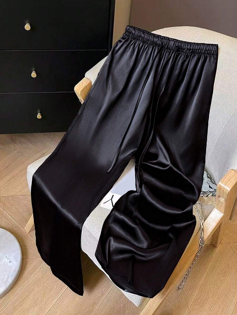 GlowEve Pantalones casuales de unicolor para mujer