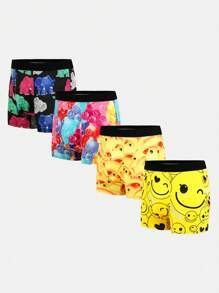 Ropa interior minimalista con estampado para niños preadolescentes