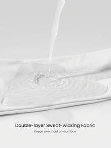 GLOWMODE Băng đô tập luyện thấm mồ hôi FeatherFit™-Air Work It Gym - trắng - Xem 3