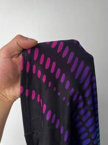 Maweii 大码女式几何印花无袖紧身休闲迷你连衣裙