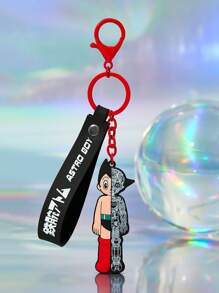 Astro Boy X SHEIN Cool Cartoon Character Keychain, Bag Hanger, Gift - Multicolor - View 1