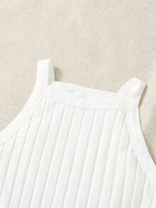 SHEIN EZwear 羅紋針織吊帶上衣