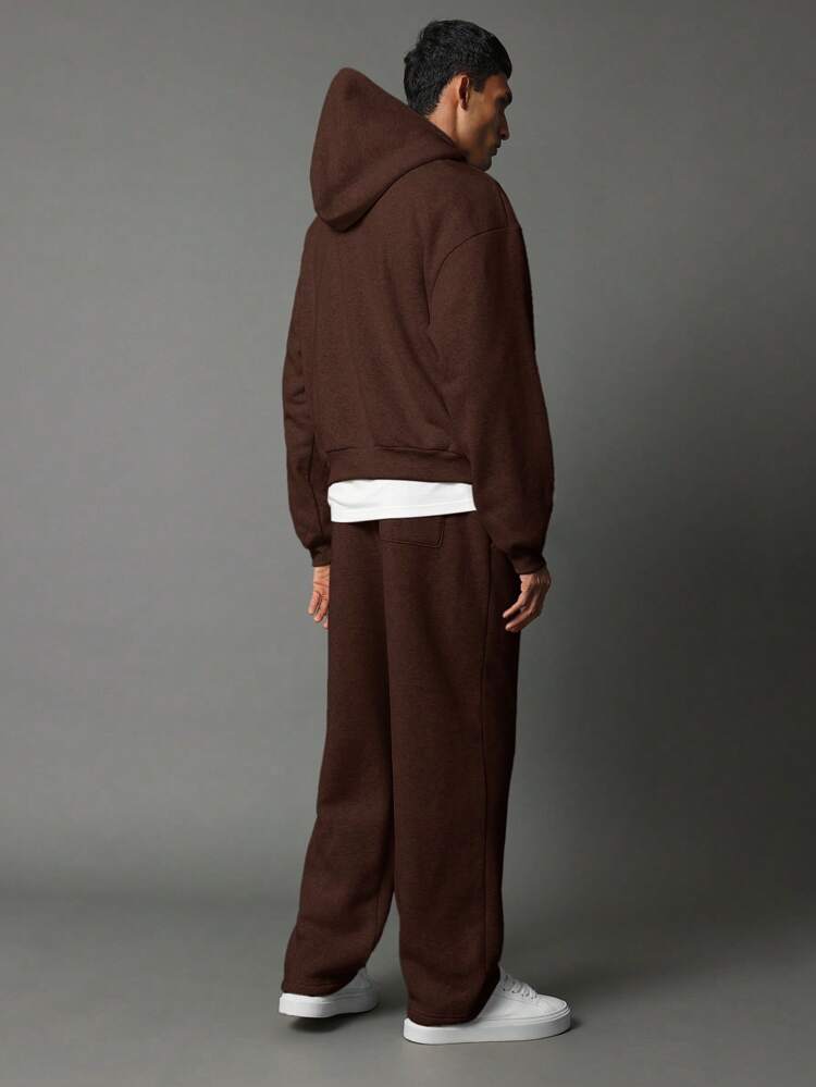 에센셜 코지 오버사이즈 후드 & 조거 코디 세트