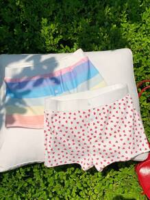 Comfortcana Two-Piece Set Women Striped Shorts, Fashion & Suitable For Summer - Multicolor - View 5