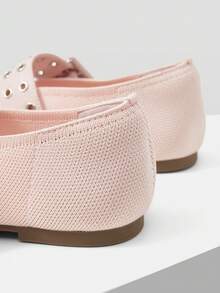 MOTF PREMIUM Zapatos Mary Jane planos de piel de PU con hebilla - Rosa - Ver 6