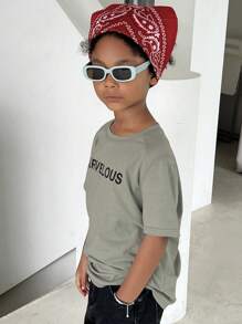 DAZY Camiseta para niño preadolescente, colección de otoño, ropa de vuelta al colegio