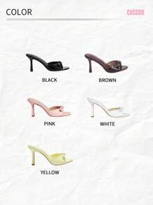 CUCCOO BIZCHIC Women's High Heel Sandals For Summer Graduation Heels Prom Heels Vacation Shoes Summer Back To School Shoes College Student Shoes Elegant Basics Business Casual Business Chic Spring Shoes Spring Break Easter