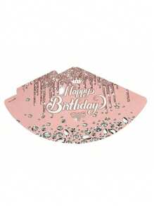 Pink Party Photo Prop Caps, Birthday Party Hats, Party Supplies, Party Decoration, Fun Party, Happy Birthday - Pink - View 2
