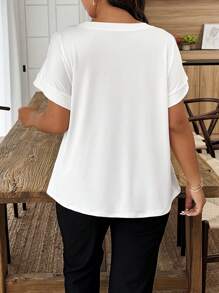 Weeklong 大码圆领短袖T恤，夏季时尚