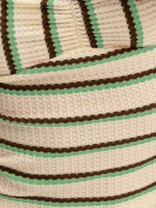 Nöista Áo không dây móc có thiết kế sọc với tông màu kem, xanh lá cây và hồng. Một sản phẩm đa năng và vượt thời gian, hoàn hảo để tạo nên vẻ ngoài giản dị, tươi mới và trẻ trung. Lý tưởng cho những ngày hè, những chuyến đi chơi xa hoặc các sự kiện thoải mái. - Nhiều màu - Xem 6