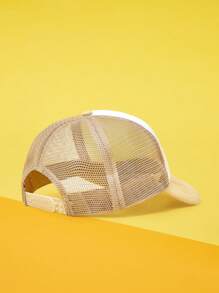 TOM & JERRY X SHEIN Baseballkappe mit Cartoon Muster Farbblock Mesh und verstellbar