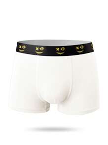 SHEIN Confezione da 5 pezzi di biancheria intima slip casual con stampe di cartoni animati per ragazzi pre-adolescenti