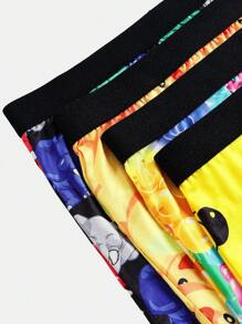 Ropa interior minimalista con estampado para niños preadolescentes