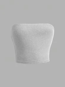 SHEIN Girlism 6pcs Tween Girls' Casual Minimalist Comfort Solid Color Camisole Tops