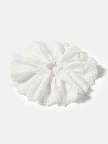 MOTF PREMIUM Coleteros para el cabello con diseño de copo de nieve blanco de 2 capas