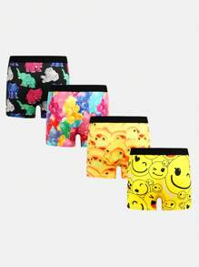 Ropa interior minimalista con estampado para niños preadolescentes