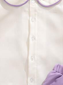 SHEIN 2 Stücke/Set Baby Jungen Lässig Poloshirt & Hosen Set, Sommer