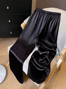 GlowEve Pantalones casuales de unicolor para mujer