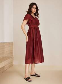 MOTF PREMIUM SQUARE TOE SLIP-ON RIVET FLAT SANDALS FOR CHRISTMAS SPRING SHOES - Black - View 9