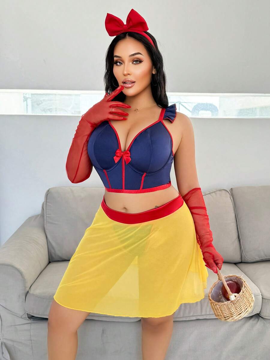 SHEIN 大码三件套性感内衣套装（带钢圈）