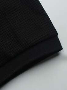 Manfinity Homme Men's Solid Color Polo Shirt And Shorts Set, Casual & Minimalist For Daily Wear Men's Two Pieces Casual Casual Plus 2 Pieces Outfit Men Casual Two Pieces Set Men Outfits For Men T Shirt Co Ords 2 Pieces Outfit Men Outfits 2 Pieces Men Summer Outfits Men T Shirt Co Ords Men's 2 Pieces Outfit Casual Two Pieces Set Men Men Two Pieces Outfits - Black - View 7