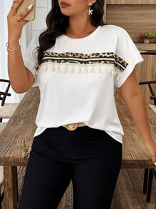 Weeklong 大码圆领短袖T恤，夏季时尚