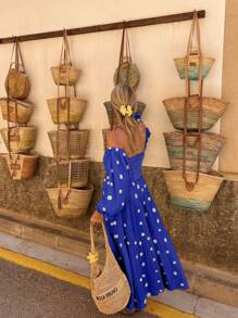 Breezaya 时尚度假风格长袖女式长裙