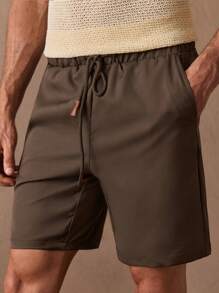 Manfinity VCAY Men Drawstring Waist Shorts