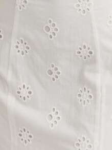 Nöista Váy Midi đi nghỉ mùa xuân trang phục châu Âu thanh lịch, váy tốt nghiệp màu trắng phong cách ngày lễ váy bó lãng mạn cho phụ nữ váy trắng sang trọng thanh lịch - trắng - Xem 10