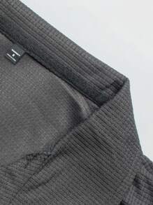 Manfinity Homme Set di polo e pantaloncini tinta unita da uomo, casual e minimalista per uso quotidiano