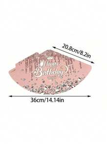 Pink Party Photo Prop Caps, Birthday Party Hats, Party Supplies, Party Decoration, Fun Party, Happy Birthday - Pink - View 4
