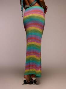 MUSERA Plait Rope Knit Maxi Skirt Spring, Summer, Ibiza, Holiday, Cute, Festival, Vacation Beachwear, Beach, Boho Crochet Summer Outfits Holiday Outfits Beachwear Co-Ord Skirt Only Night Out