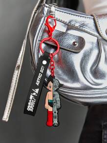 Astro Boy X SHEIN Cool Cartoon Character Keychain, Bag Hanger, Gift - Multicolor - View 2