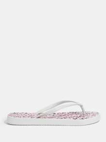 Sandali infradito neri alla moda da donna