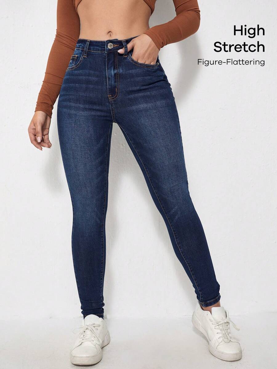 SHEIN Essnce High Stretch Skinny Jeans