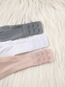 3件套女士简约纯色无钢圈文胸 - 彩色 - 查看 7