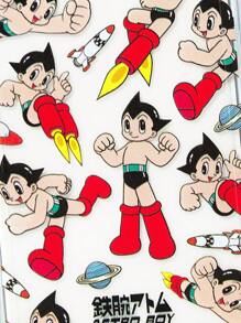 Astro Boy X SHEIN 酷炫透明手机壳 - 卡通图案保护壳设计，兼容 ，透明手机壳 - 無色 - 查看 6