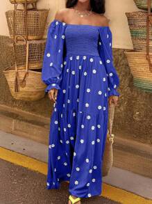 Breezaya 时尚度假风格长袖女式长裙