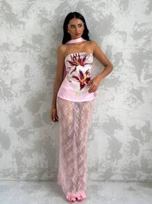 Glamine Women Two Pieces Outfits For Daily Wear - Pink - View 4