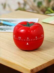Cirelle 1 pieza Temporizador mecánico de cuerda para cocina para hornear, cocinar, estudiar, hacer tareas - Diseño retro de tomate, operación silenciosa, regalo de metal, decoración de mesa Rama, regalo para Año Nuevo, Navidad, Día de la Madre, regalo de inauguración de casa, regreso a la escuela, artículos esenciales para dormitorio - Rojo - Ver 5