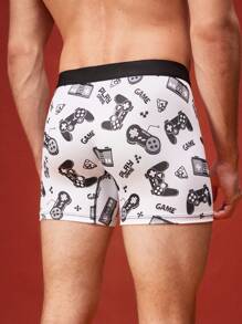 Happy Jammies Męskie bokserki do konsoli do gier z nadrukiem cyfrowym - Wielokolorowe - Zobacz 2