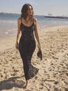 Aralina 女士纯色连衣裙，夏季时尚