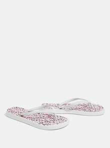 Sandali infradito neri alla moda da donna